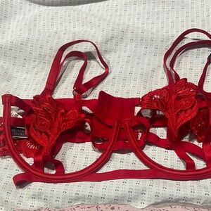Victoria's Secret Scarlet Floral Bra